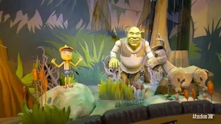 [4K] Shrek Ride - Trackless Dark Ride - Motiongate Theme Park in Dubai