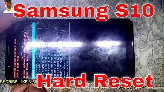 How to Hard Reset SAMSUNG Galaxy S10 Plus  Bypass Screen Lock  Wipe Data Factory Reset Samsung S10