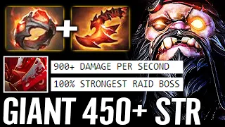 🔥 PUDGE Giant's Ring - 450 Str WTF 900 DPS 100% Strongest Raid Boss Ever Dota 2 Pro NEW CARRY