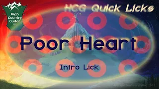 HCG Quick Licks: Poor Heart intro (by Phish/Trey Anastasio)