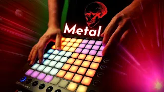 Insane Metal Finger Drumming (Launchpad Pro)