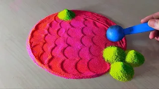 Navratri/Dussehra/Diwali easy rangoli designs | Lakshmi charan rangoli | easy Diwali rangoli trick