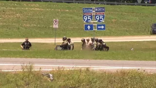 Man tased, arrested after standoff that kept exit from I-95 closed for 8 hours