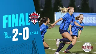 HIGHLIGHTS | Ole Miss Soccer defeats LSU 2 - 0 (9/23/21)