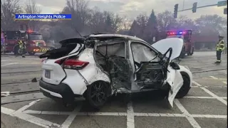 Driver charged with DUI after crashing into railroad signal in Arlington Heights