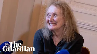 2022 Nobel prize winner Annie Ernaux: 'I feel I have a new responsibility'