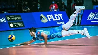 20 Volleyball Digs That Shocked The World | Men's VNL 2022