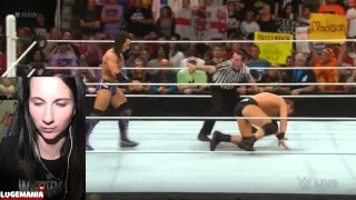 WWE Raw 3/30/15 Adrian Neville vs Curtis Axel