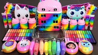 ASMR Raimbow Gabby Slime Mixing Random Into Slime! Satisfying Slime#ASMR#Slime#satisfying