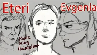 Evgenia vs Eteri 2018/2019 - The Encounter (Animation) Женя Медведева