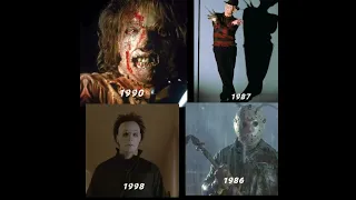 Evolution Of Leatherface,Micheal Myers,Freddy Krueger,Jason Voorhees#shorts #evolution #horror