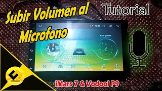 iMars 7 & Vodool p9 Microphone volume up tutorial