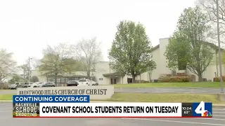 Covenant school students return on Tuesday