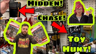 Toy Hunt: AEW CHASE FOUND! Old Star Wars Black Series found!  New WWE! Marvel! NECA!