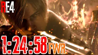 Resident Evil 4 Remake Any% NG+ Speedrun 1:24:58 (Former World Record)