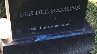 FAMOUS GRAVE TOUR: Punk Rocker Dee Dee Ramone At Hollywood Forever Cemetery, CA