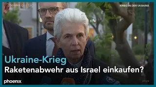 Marie-Agnes Strack-Zimmermann nach Gesprächen mit Israel über Raketenabwehr am 29.03.22