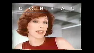 February 1999 Loreal Commercial with Milla Jovovich
