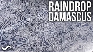 MAKING RAINDROP PATTERN DAMASCUS!!!