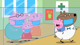 Baby George is Not Infected By Virus | Peppa Pig Funny Animation