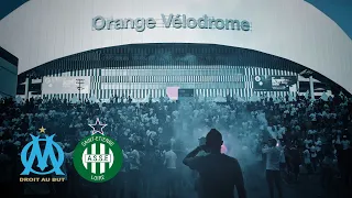 OM - ASSE • Les supporters marseillais mettent LE FEU devant le stade ! 🔥 • HD