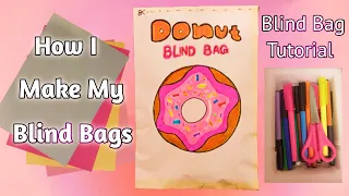 How I Make Blind Bag Paper | Blind Bag Paper Tutorial🩷 | DIY 블라인드백  #blindbags #paperdiy #asmr