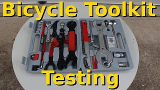 Тестування набору інструментів для ремонту велосипеда з 44 предметів