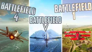 AIR COMBAT in BF5 vs BF1 vs BF4 (WHO WON?) | Battlefield 5 Air Combat Gameplay