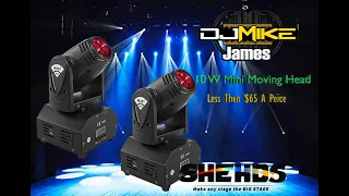 Shehds 10W Mini LED Spot Beam Moving Head Light