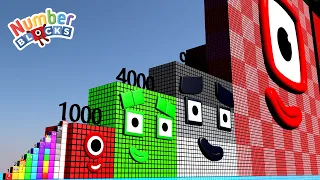Looking for Numberblocks Step Squad 1 to 10 vs 1000 to 1 BILLION Square HUGE Number Pattern
