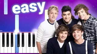 One Direction - They Don't Know About Us  (100% EASY PIANO TUTORIAL)