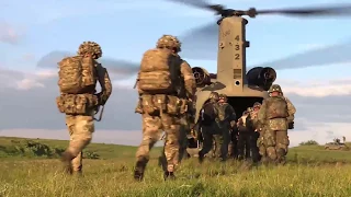 NOBLE JUMP 17 - British and Albanian Aviation Assault Training