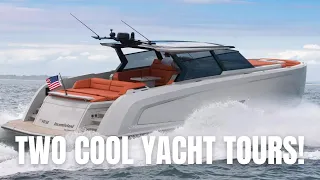 Tour a Vanquish & a Prestige Yacht | Boating Journey