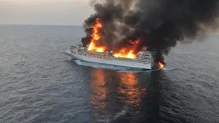 A British cruise ship carrying 5600 elite troops was sunk by Russia in the Black Sea