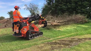 Ditch Witch SK1550 Skid Steer with Log Grapple