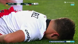 BRUTAL PATADA DE MARCOS ROJO A JULIÁN ÁLVAREZ