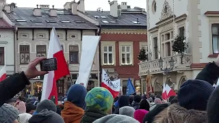 Manifestacja Rzeszów, STOP SEGREGACJI SANITARNEJ 15.01.2022