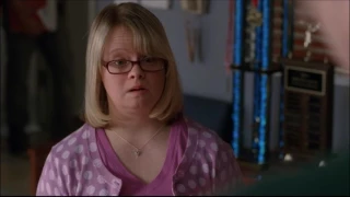 Glee - Sue tells Becky that she's going to be head cheerio 2x21