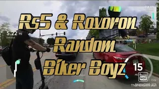Roadrunner rs5 & Rovoron Kullter found some biker Boyz #rovoron #roadrunnerRs5 #escooter #insta360