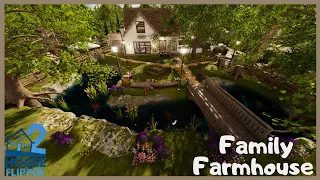 HOUSE FLIPPER 2|Building a Farmhouse with Rustic Chic Vibes| Sandbox Mode| Full Video & Tour