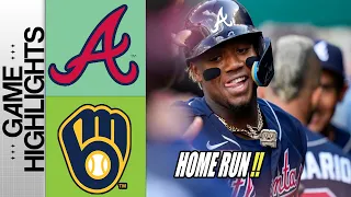 Atlanta Braves vs Milwaukee Brewers Game Highlights (7/23/23) | MLB Highlights 2023