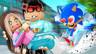 SONIC Has A CRUSH On My GIRLFRIEND! (Roblox)