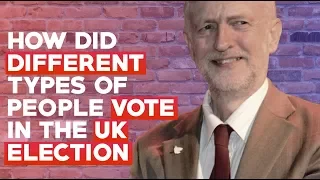 How Did Different Types of People Vote in the UK 2017 Election