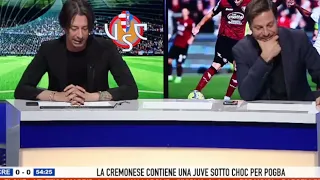 JUVE CREMONESE GOL DI FAGIOLI TELECRONACA FRANCESCO OPPINI