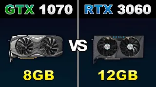 GTX 1070 VS. RTX 3060 | RYZEN 5 5600G | 12 JOGOS TESTADOS | CONFIGURAÇÕES ULTRA | 1080P