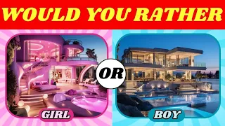 Would You Rather💥 | Girl OR Boy Edition💗💙 | Girly Gifts VS Boy Gifts🎁 | Maham YT |