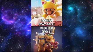 Mario (Movie) Vs Bowser (Movie) (All Forms)