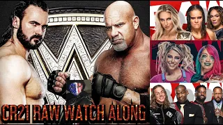 WWE RAW 1/25/21 LIVE FULL SHOW  WATCH ALONG | ALEXA BLISS VS ASUKA RAW TITLE MATCH!