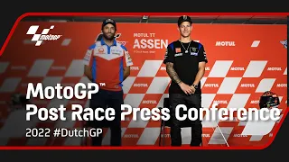 #MotoGP Post Race Press Conference | 2022 #DutchGP