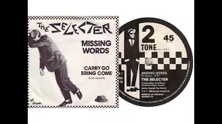 The Selecter - Missing Words (Lyrics/Slideshow)